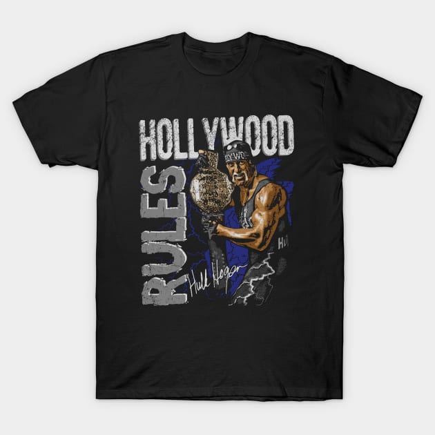 Hulk Hogan Hollywood Rules T-Shirt by MunMun_Design